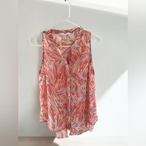 Jack by BB Dakota Women’s sleeveless blouse, button-down size small